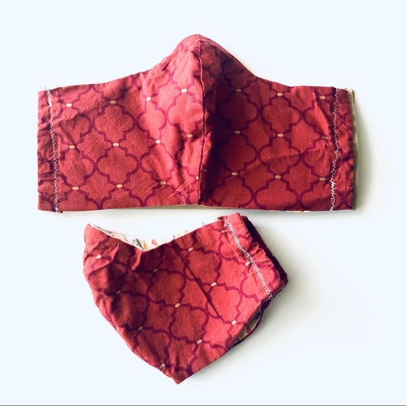 Other - 2 FACE MASKS WITH POCKETS!  (100% Cotton)
